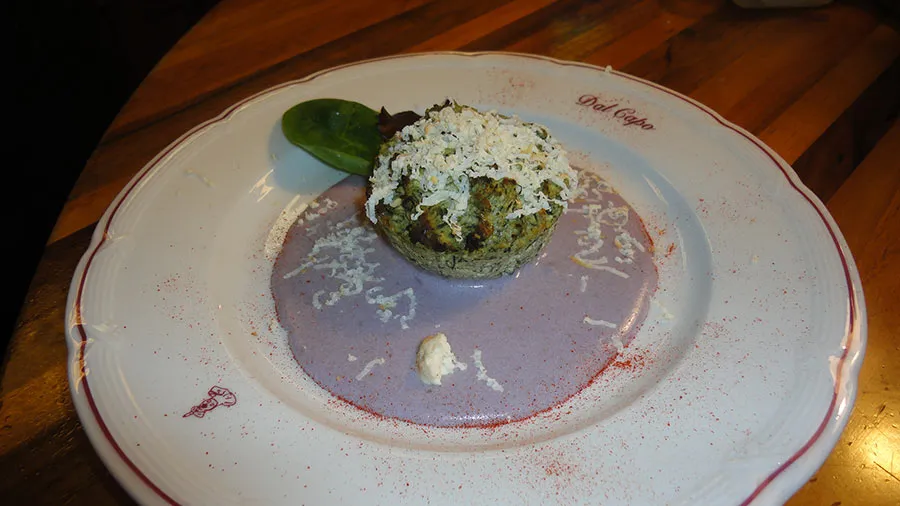 Piatti e ambienti dell'Osteria dal Capo